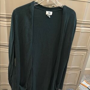 Old Navy Women's Green Cardigan Sweater
